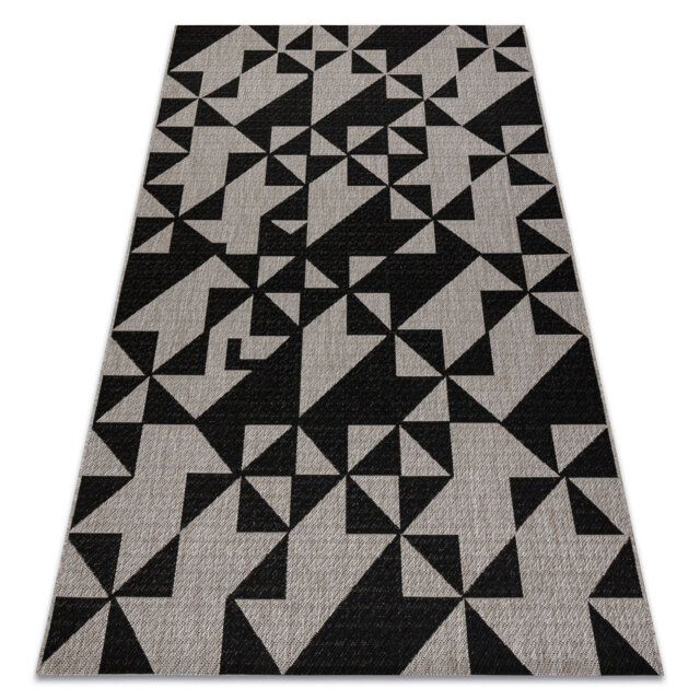 Townville Grey/Black Indoor/Outdoor Rug