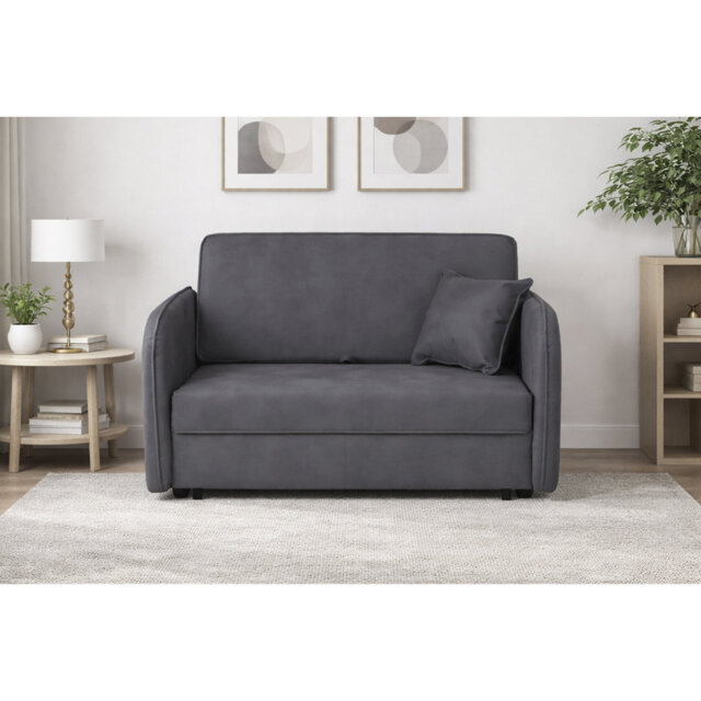 2 Seater Fabric Sofa Bed