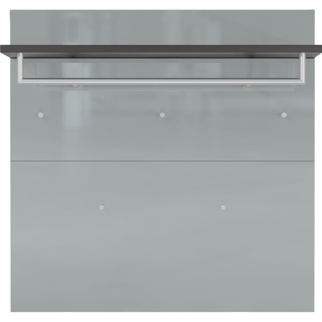 Genova Glass Wall 1 - Hook Wall Mounted Coat Rack