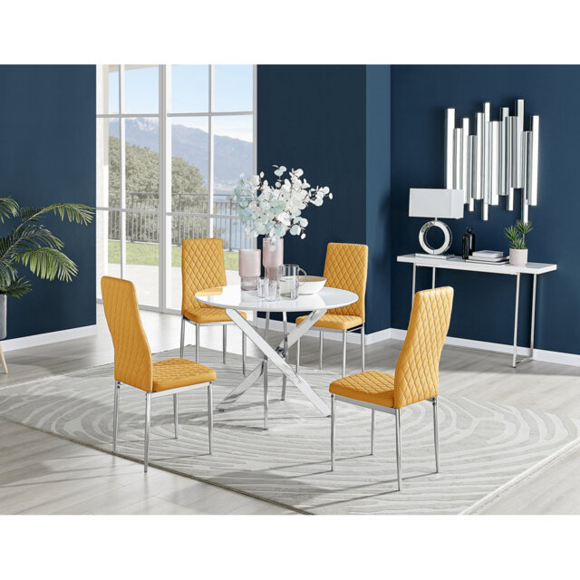 Eubanks 4 - Person Dining Set