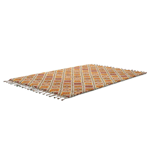 Mick Hand Knotted Wool Terracotta Brown Rug