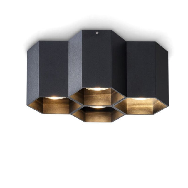 20 Watt Hexagonal Surface Mounted Dimmable Ceiling Downlight
