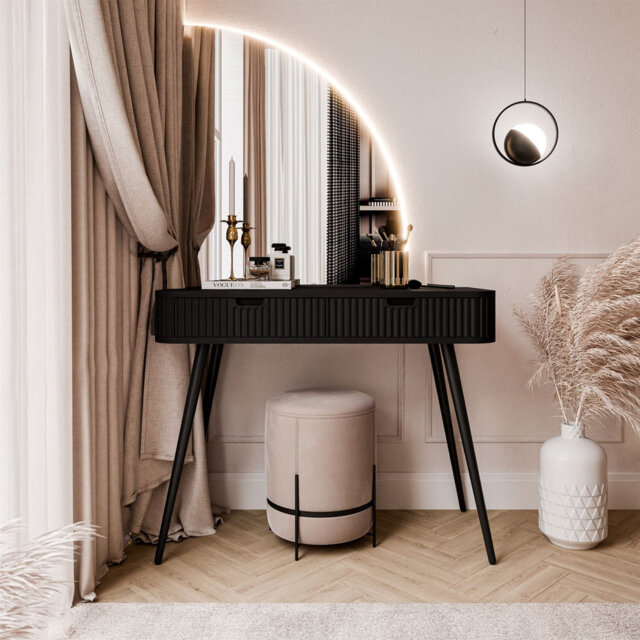 Omusa Dressing Table -QS with LED Mirror