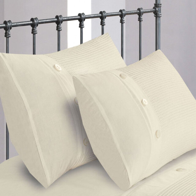 Amrah Polyester Solid Colour Duvet Cover Set