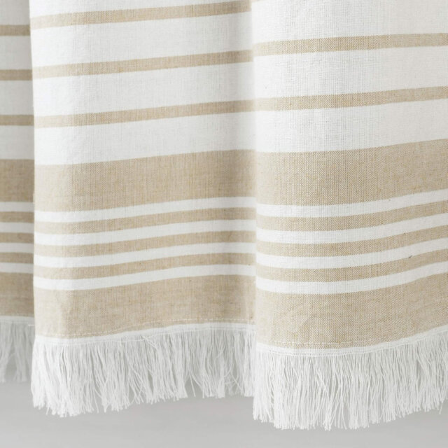 Cotton Shower Curtain Set