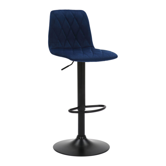 Adelaid Swivel Upholstered Adjustable Height Counter Stool with Metal Frame