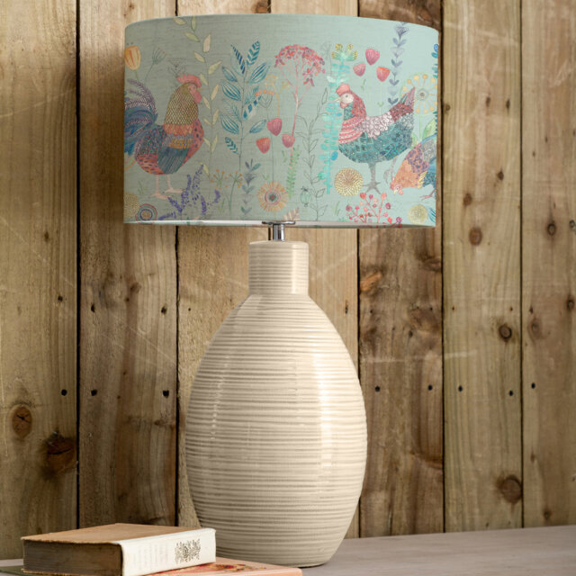 Bilbury Flock Ceramic Table Lamp