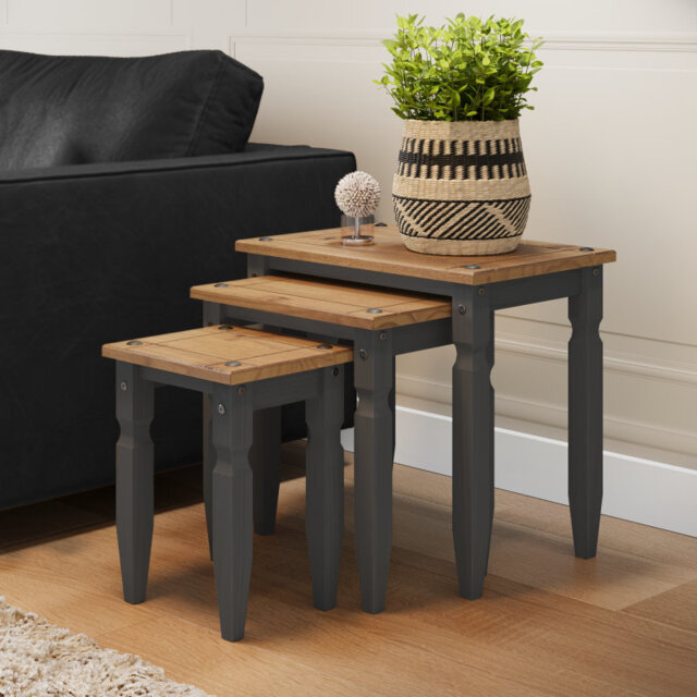 Misk Solid Wood End Table