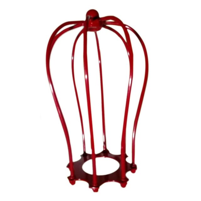 46.99cm H Metal Novelty Lamp Shade ( Uno ) in Red