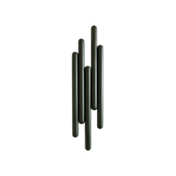 Aluminium Wall 3 - Hook Wall Mounted Coat Rack