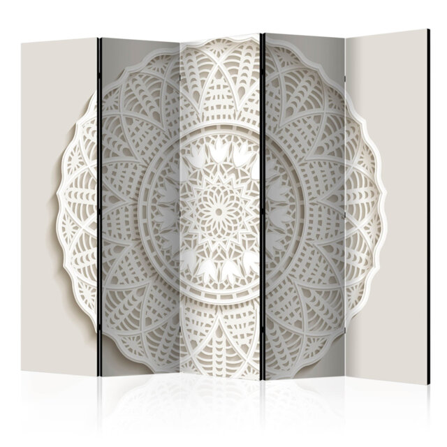 225cm W x 172cm H 5 - Panel Acoustic Room Divider Folding Room Divider