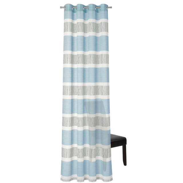 Aibek Semi Sheer Curtain Single Panel
