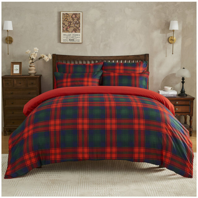 Luxury Printed Microfibre Duvet Cover Set with Pillowcases Super Soft Easy Care Breathable Bedding for Modern Bedroom Decor UK Sizes