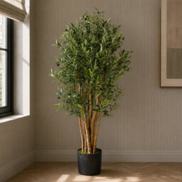 125cm Faux Olive Tree Tree in Pot Liner