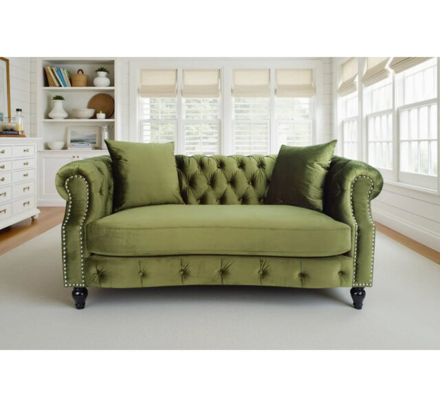 Mocanaqua 2 Seater Velvet Sofa