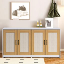 Solid Wood Litter Box Enclosure