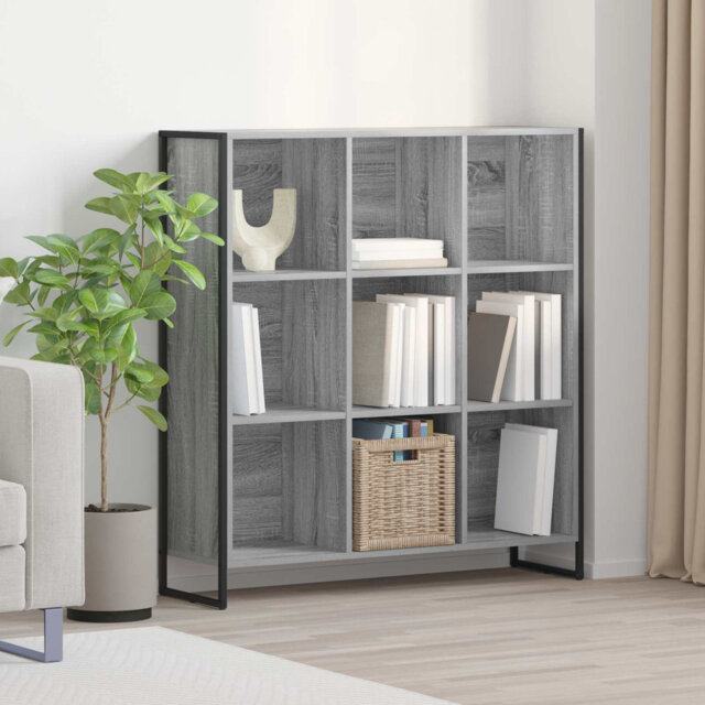 108cm H x 99.5cm W Steel Book Cabinet Bookcase