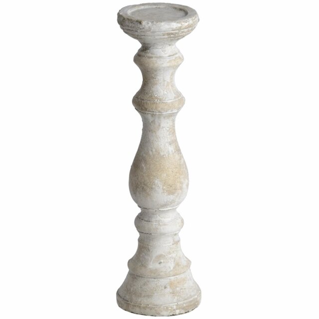 Wood Tabletop Candlestick