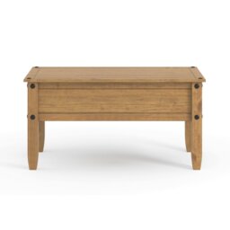 Payton Coffee Table solid pine, antique wax finish, Corona design