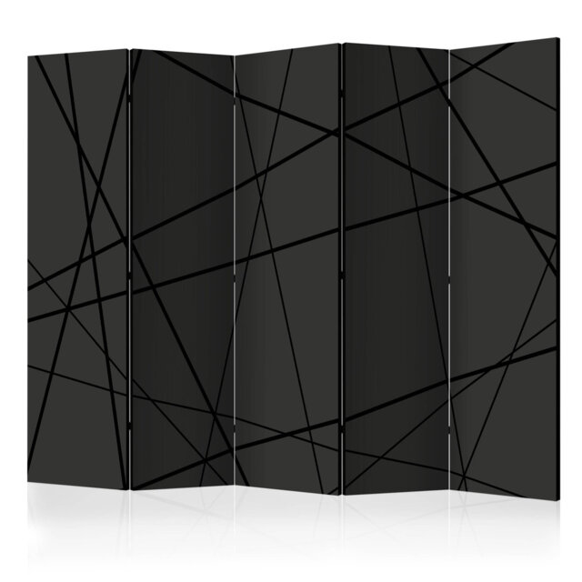 225cm W x 172cm H 5 - Panel Acoustic Room Divider Folding Room Divider