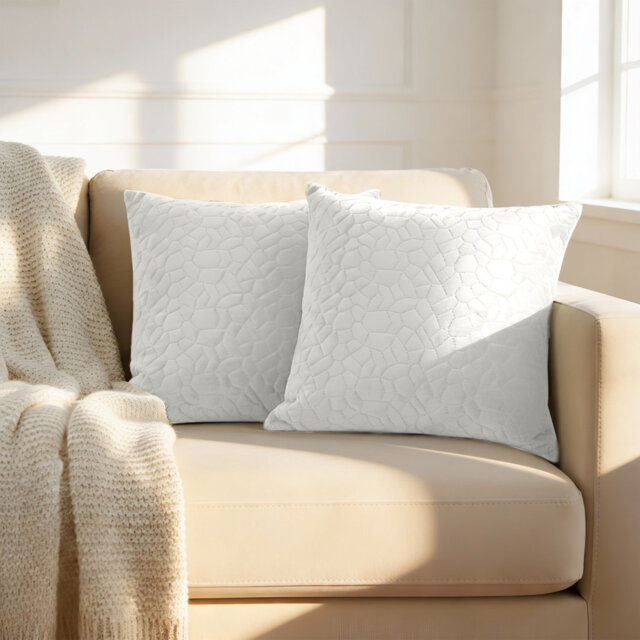 Luxury Pebble Cushion Cover- (Pack of 2)