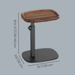Tray Top Pedestal End Table