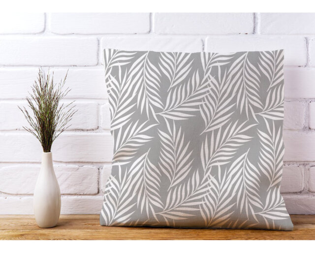 Pietro Palm Tree Leaves Floral Scatter Cushion with Filling