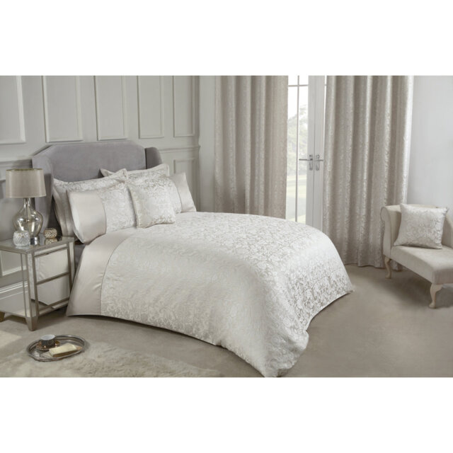 Eden Satin Floral Duvet Cover with Pillowcases Included