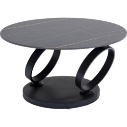Coffee Table Beverly Black 133x80cm