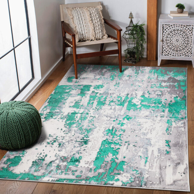 Alidis Abstract Indoor / Outdoor Area Rug