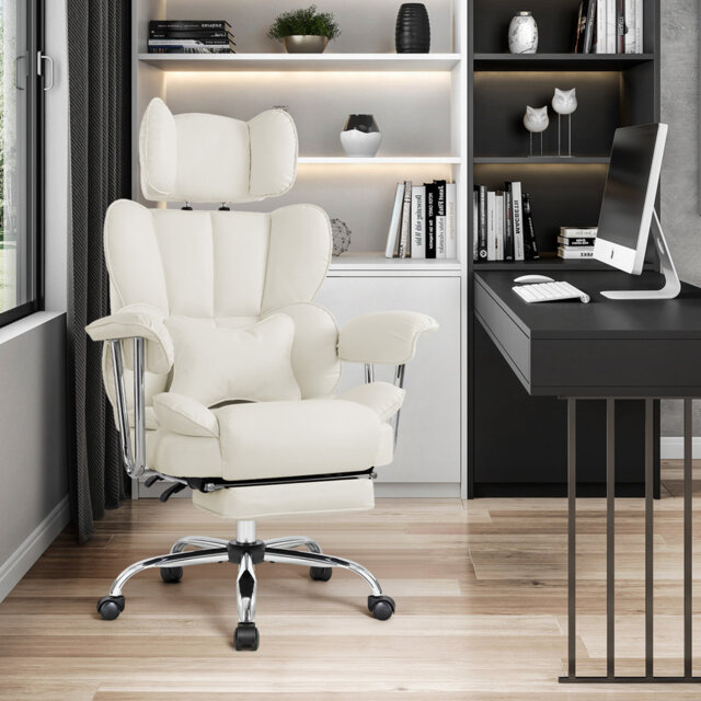 Inbox Zero Armie Executive Chair with Headrest