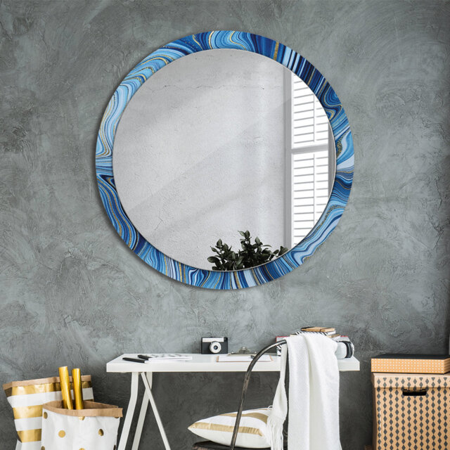 Huldar Glass Flat Wall Mirror