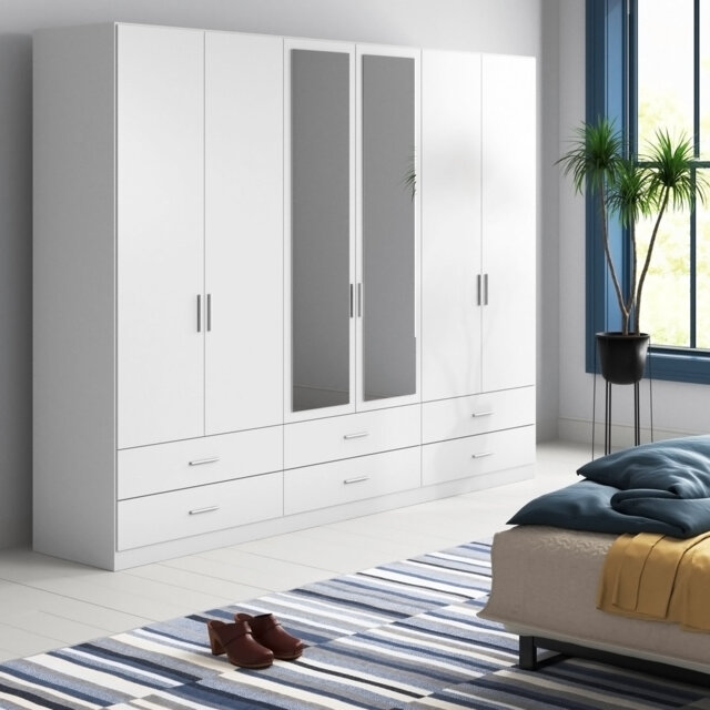 Bearfield 6 Door Wardrobe