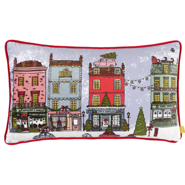 Multicolour Rectangular Cushion
