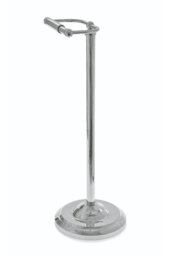Keep your toilet roll in an easy to reach place with this Blue Canyon Toilet Roll Holder. The simple design with its attractive chrome pedestal will k