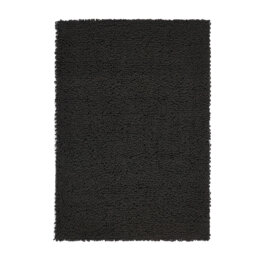 Indigo Handwoven Black Rug