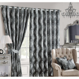 Mari Cotton Blend Room Darkening Curtains / Drapes Pair