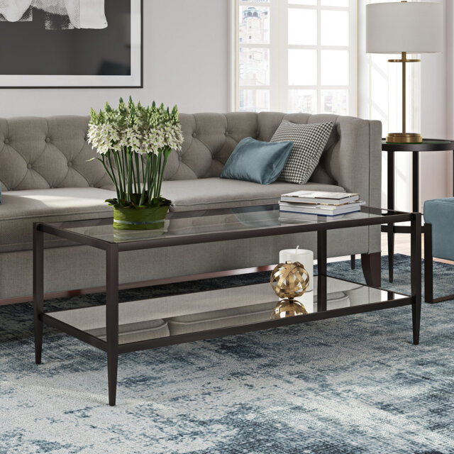 Hera Four Leg Coffee Table with Storage
