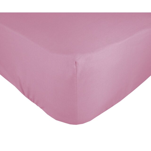 Cotton Blend Percale Fitted Sheet