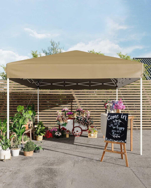 3x3m Pop Up Gazebo – Waterproof Canopy Tent with Carry Bag, Adjustable Height & Sandbags for Outdoor Events