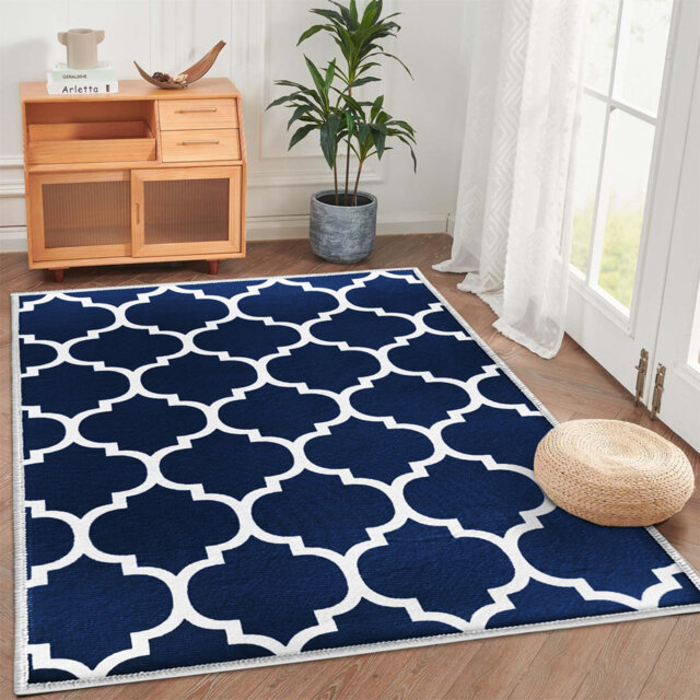 Printed Area Rug – Soft, Durable, Fade-Resistant Floor Decor For Living Room & Bedroom