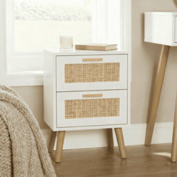 Anelise 40cm W Manufactured Wood Bedside Table
