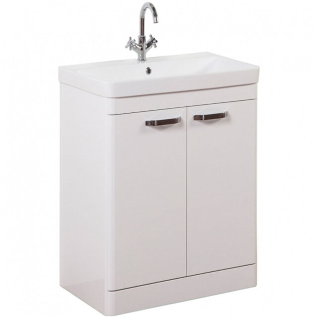 Clifton 500mm Wall Mounted Single Bathroom Vanity with Vitreous China Basin