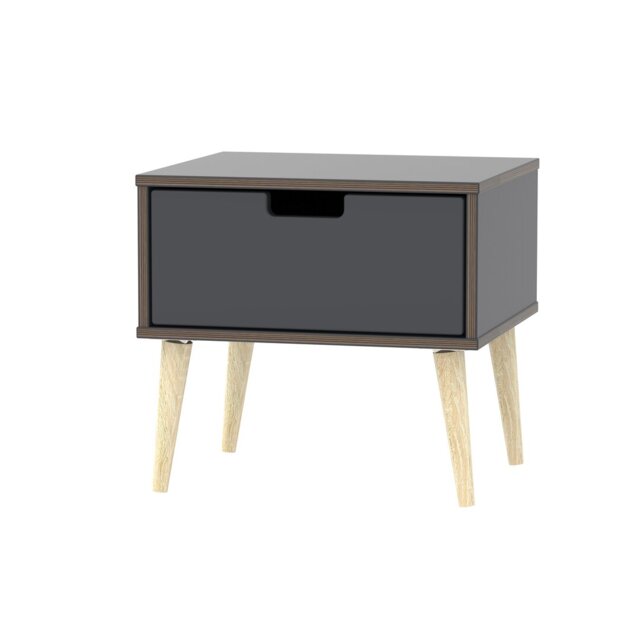 Fully Assembled Fairbury 1 Drawer Bedside Table