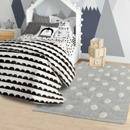 Nunam Handwoven Cotton Grey Rug