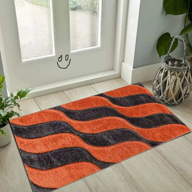 3D Luxury Shaggy Rug Soft & Stylish Modern Area Rug For Living Room & Bedroom Floor Mats Small Door Mats