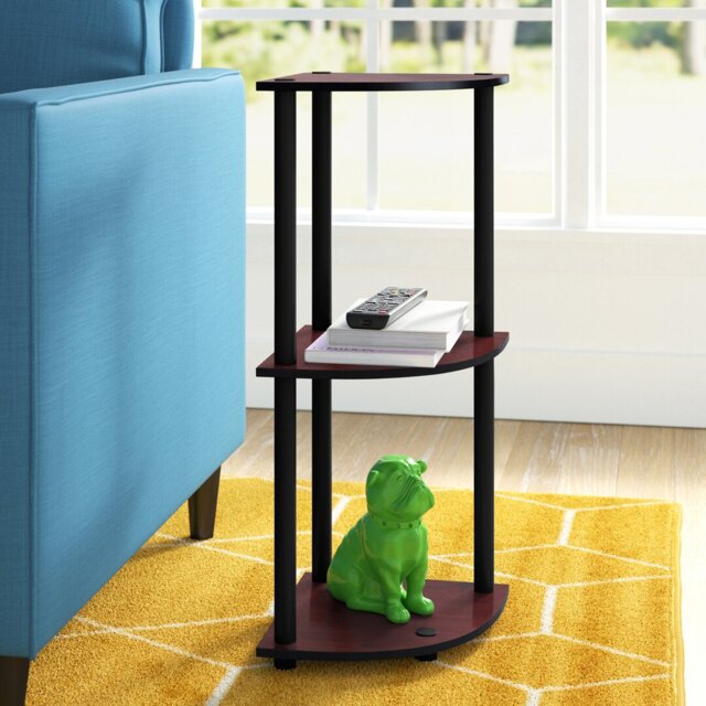 75.18cm H x 29.46cm W Corner Bookcase