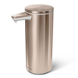 Simplehuman 266ml Rechargeable Sensor Soap Pump Dispenser, Stainless Steel