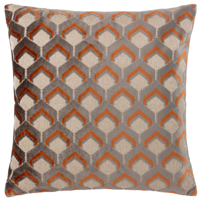 Ledbury Geometric Square Scatter Cushion with Filling