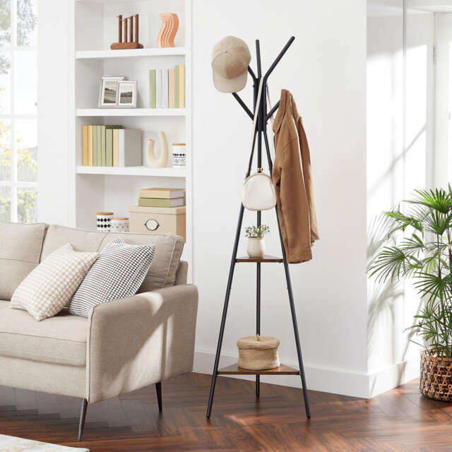 Steel Freestanding 5 - Hook Coat Rack